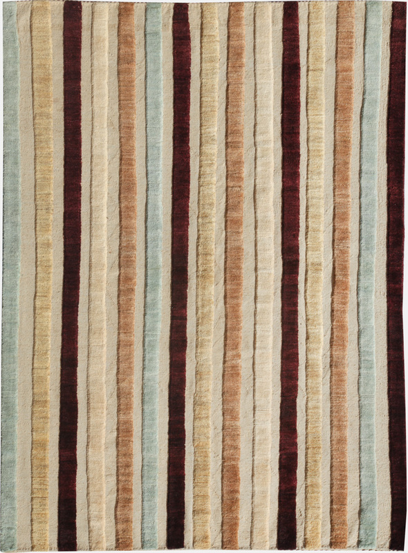 گلیم فرش دستباف قشقایی مدرن الوان چهار متری کد ۶۶۸۱-R