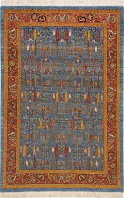 فرش دستباف کردستان طرح سرو و کاج-68904